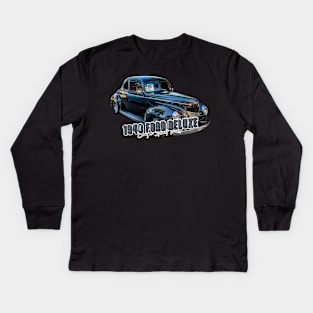 1940 Ford Deluxe Coupe Street Rod Kids Long Sleeve T-Shirt